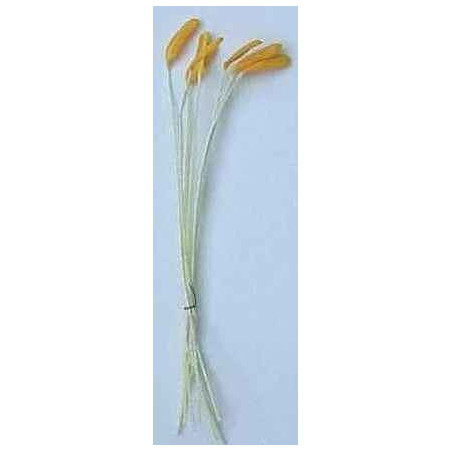 Marteau jaune orangé, fil jaune, 1 côté, 9cm