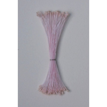 Épis rose clair, fil rose clair, 2 côtés, 6cm