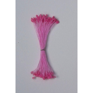 Épis rose, fil rose, 2 côtés, 6cm